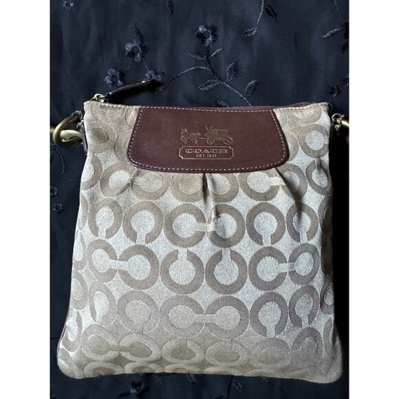 Coach Signature Madison Op Art Crossbody vintage bag - Picture 2 of 6